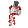 14" Snowman with Top Hat Wreath Attachment, Wintery Wreath Attachment, DIY Supplies, Wreath Maker