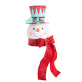 14" Snowman with Top Hat Wreath Attachment, Wintery Wreath Attachment, DIY Supplies, Wreath Maker
