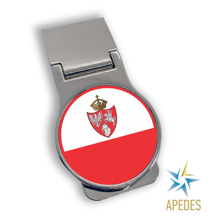 1861 Poland Lithuania Kiev Belarus Marine Flag Money Clip - Apedes Flags And Banners