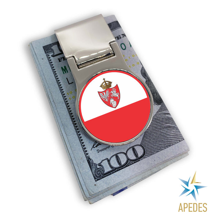 1861 Poland Lithuania Kiev Belarus Marine Flag Money Clip - Apedes Flags And Banners