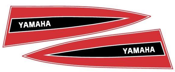1971 Yamaha SW Hood Decals