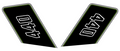 1973 Arctic Cat 440 EXT Top Hood Decals