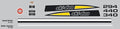 1973 Ski Doo TNT Silver Bullet Decal Kit