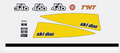 1974 Ski Doo F/A TNT Decal Set