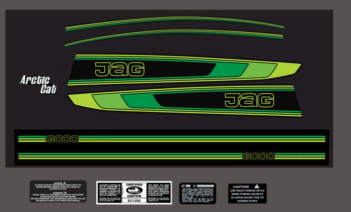 1980 3000 free air Jag Arctic Cat Kit