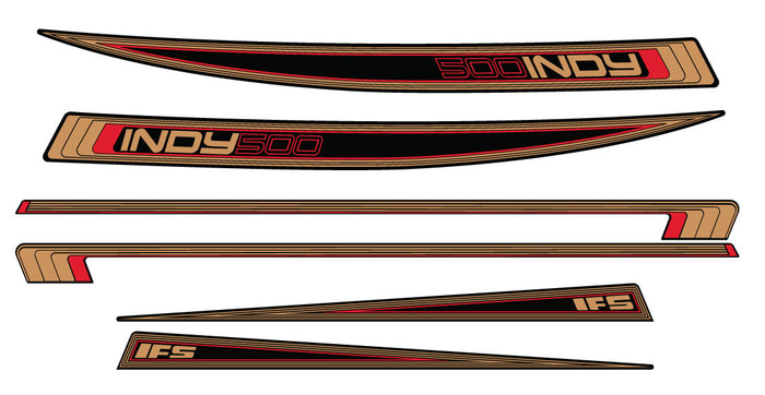 1982 Polaris Indy 500 (Red) Decals
