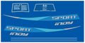 1987 Polaris Sport Indy Hood Decals