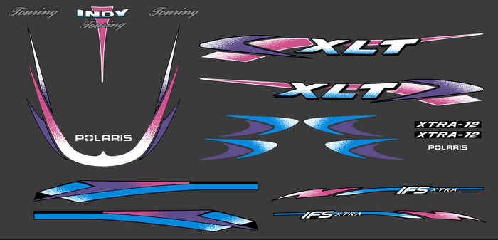 1997 Polaris XLT Touring Decals