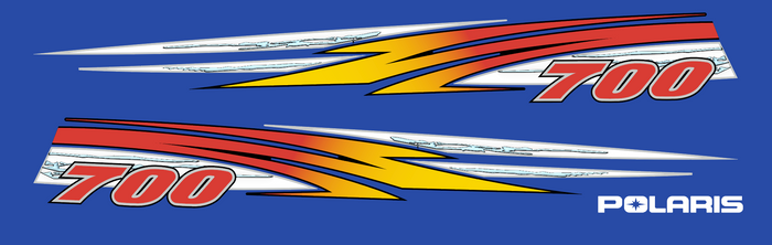 2001 Polaris 700 SKS Hood Decals
