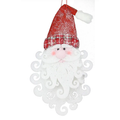 22" H Foam Fabric Santa Head Attachment, DIY Supplies, Wreath Attachment