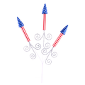 26" Lit Firecracker Spray| Holiday Patriotic Spray | DIY Decor Wreath Embellishment | Wreath Supplies