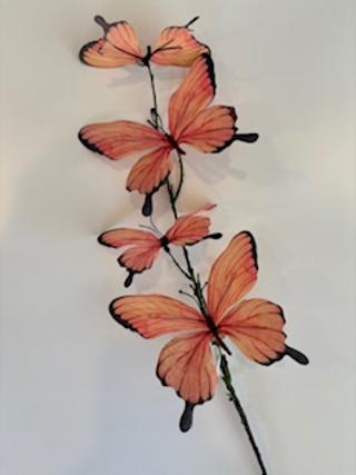 32" Butterfly Spray| Spring Summer Spray | DIY Wreath Embellishment | Wreath Supplies