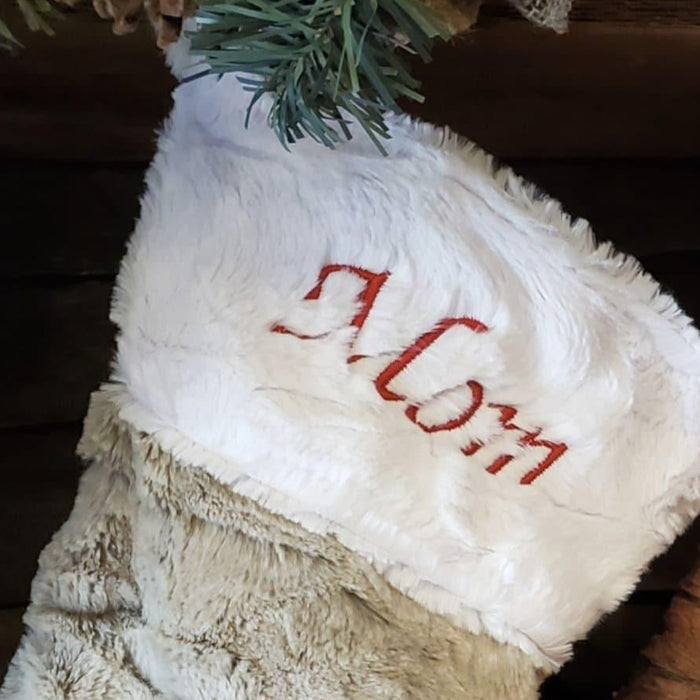 Stocking Embroidery - DBC Baby Bedding Co