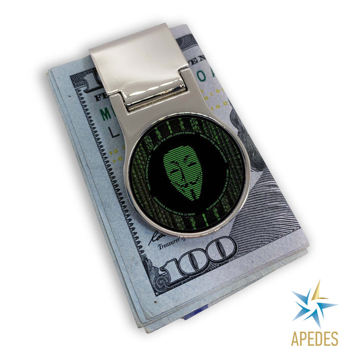 Anonymous Money Clip - Apedes Flags And Banners