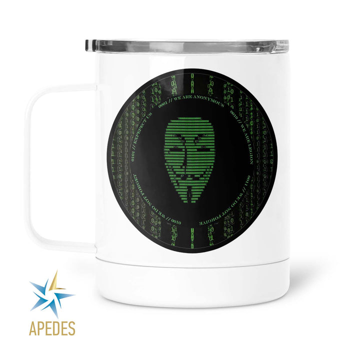 Anonymous Stainless Steel Travel Mug 13 OZ - Apedes Flags And Banners