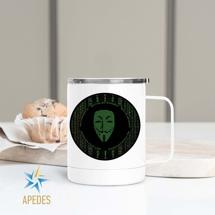 Anonymous Stainless Steel Travel Mug 13 OZ - Apedes Flags And Banners