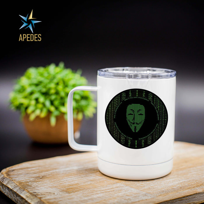 Anonymous Stainless Steel Travel Mug 13 OZ - Apedes Flags And Banners