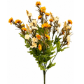 Aster Mum Yellow 20 Inch Spray| Fall  Stem Embellishment | DIY Wreath Supply