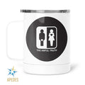 Awful Truth Men Women Heart Love Stainless Steel Travel Mug 13 OZ - Apedes Flags And Banners