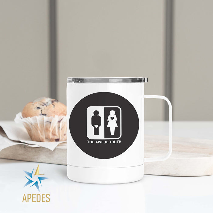 Awful Truth Men Women Heart Love Stainless Steel Travel Mug 13 OZ - Apedes Flags And Banners