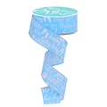 Baby Boy Wired Ribbon by RG Ribbon – 1.5" x 10 Yards, Wreath Ribbon