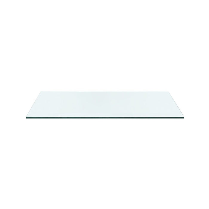 Bethany Large Rectangular Coffee Table Glass Top - Clear