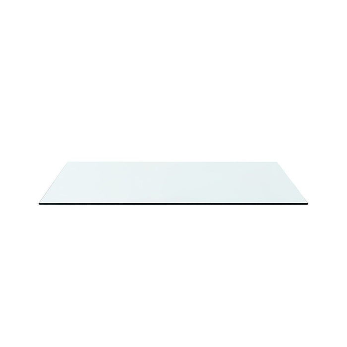 Bethany Large Square Coffee Table Glass Top - Clear