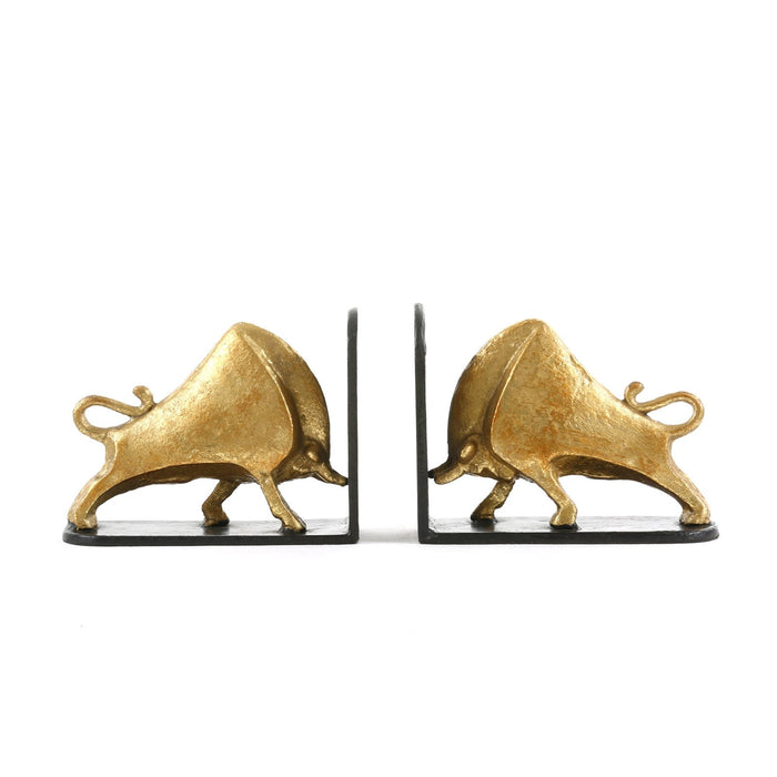 Bisoni Bookends - Gold