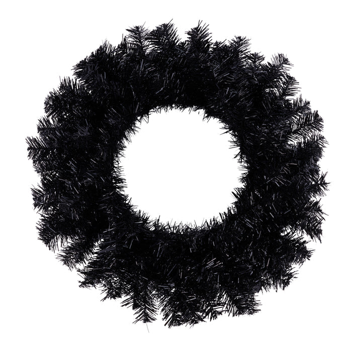 Black Metallic Wreath Base 20 Inch 135 Tips, Wreath Form, Craft Supplies, DIY Crafts, Wreath Making