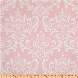 Curtain Panels or Valance - Damask in Blush - DBC Baby Bedding Co