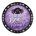 Boo In Boojue Halloween 10" Wreath Sign, Home Decor, The Ritzy Cactus