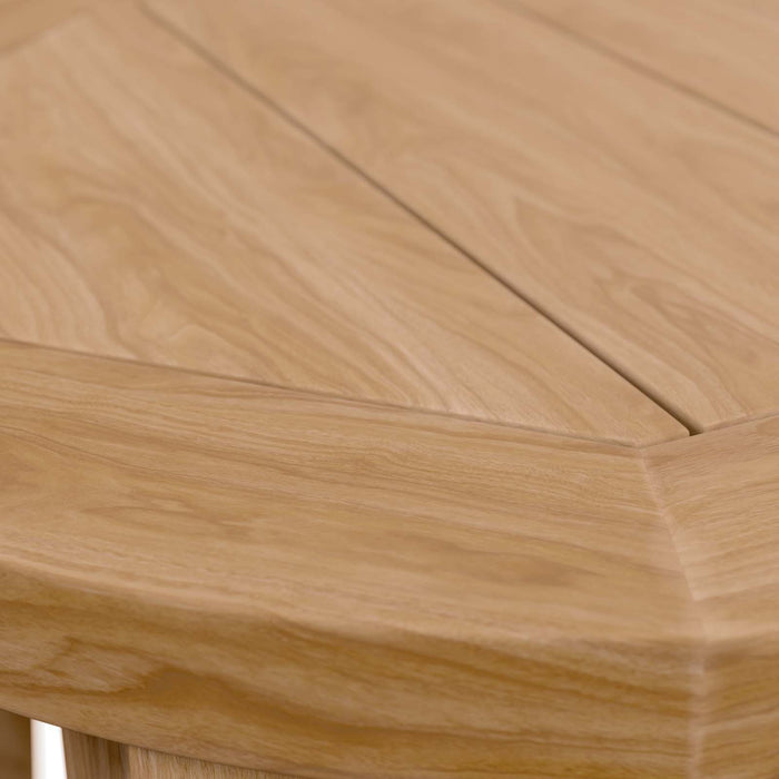 Brisbane Teak Wood Outdoor Patio Side Table