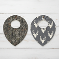 Camo and Buck Woodland Bibs - DBC Baby Bedding Co