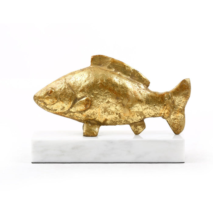 Carp Fish Statue - Gold