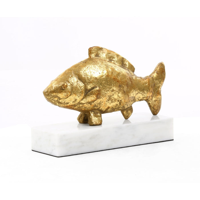 Carp Fish Statue - Gold