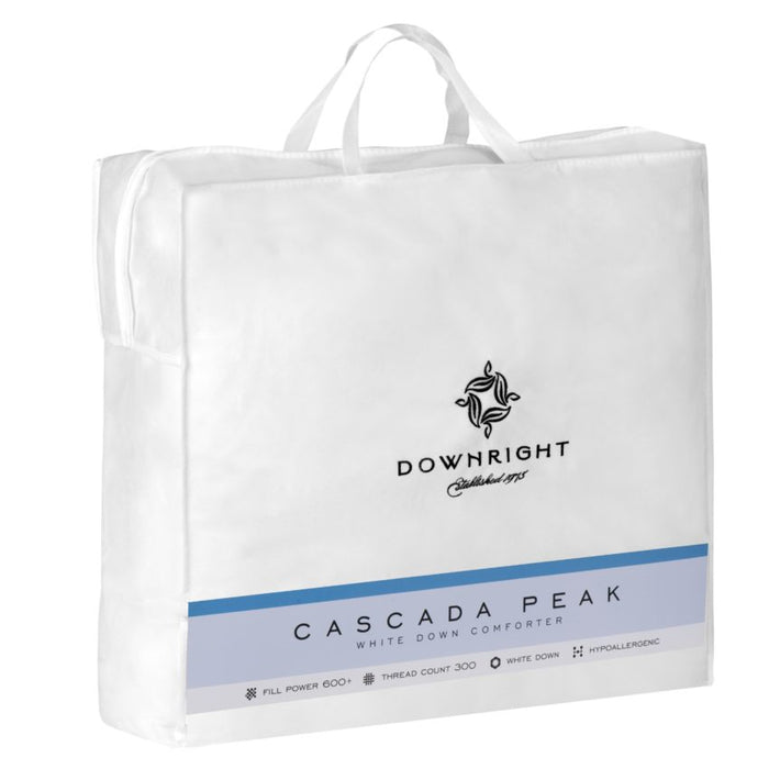 Cascada Peak 600 Fill White Down Comforter