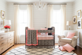 Cheetah Print Coral Nursery with Blanket