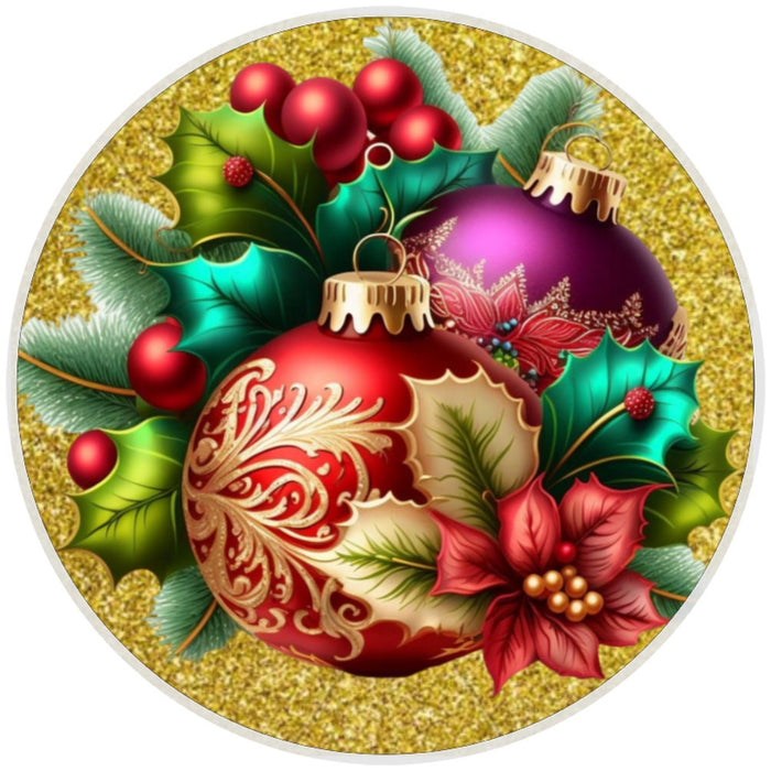 Christmas Ornaments Sign, Wreath Sign, Home Decor
