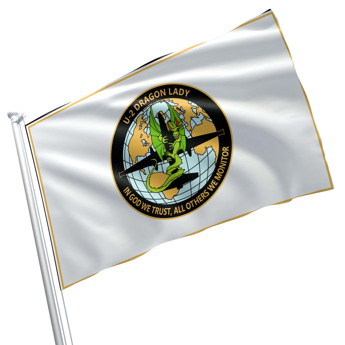 CIA Central Intelligence Agency U-2 Dragon Lady Flag Banner