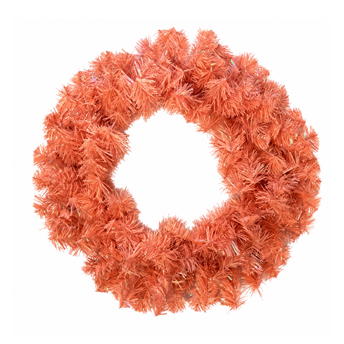 Coral Pink Wreath 27 Inches, Wreath Form, Wreath Making
