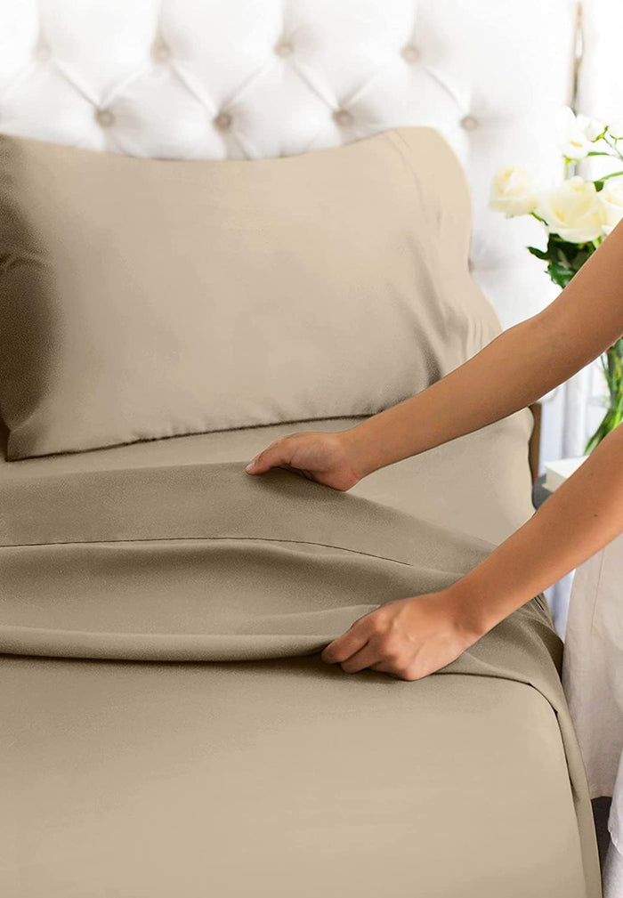 Cotton 1000 Thread Count 4 Piece Sheet Set