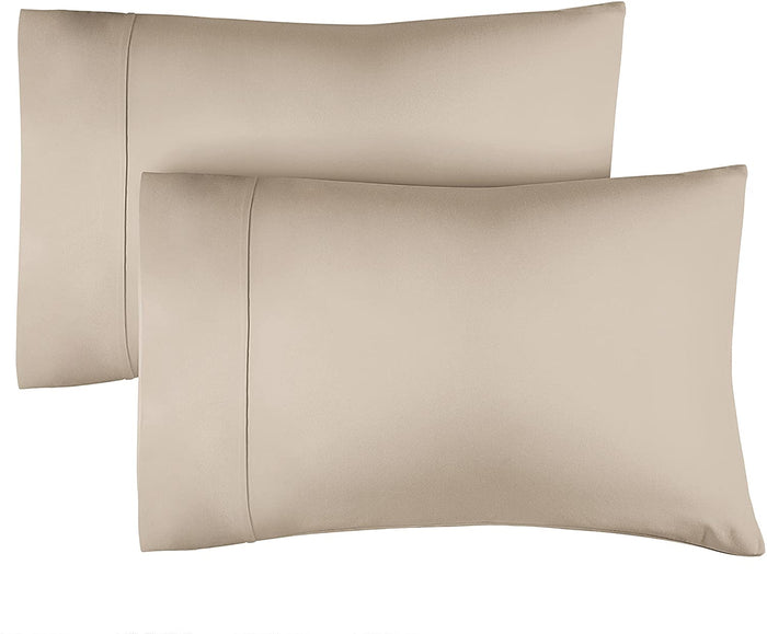 Cotton 400 Thread Count 2 Pillowcase Set - Cream
