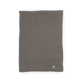 Cotton Muslin Baby Quilt - Mocha
