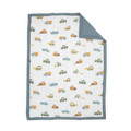 Cotton Muslin Toddler Comforter - Work Trucks