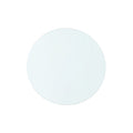 DAKOTA 1-DRAWER ROUND SIDE TABLE GLASS TOP - CLEAR