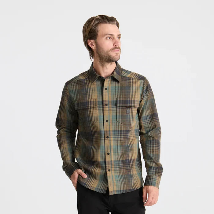 Diablo Long Sleeve Flannel - Khaki