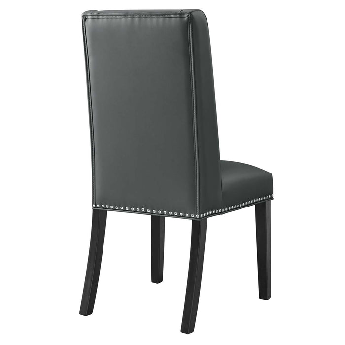 Duchess Button Tufted Fabric Dining Chair