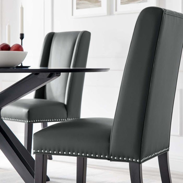 Duchess Button Tufted Fabric Dining Chair