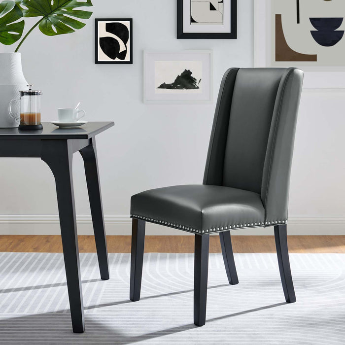 Duchess Button Tufted Fabric Dining Chair