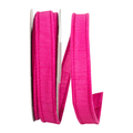 Dupioni Supreme Fuchsia Wired Ribbon by Reliant – 7/8" x 10 Yards, Wreath Ribbon